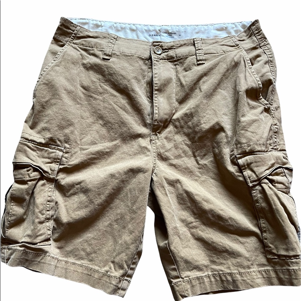 Old navy brown cargo shorts